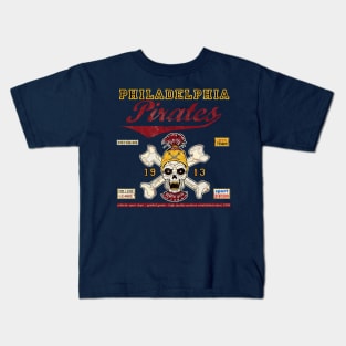 pirates varsity style sports graph Kids T-Shirt